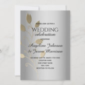 Silberne Hochzeit Einladung (Vorderseite)
