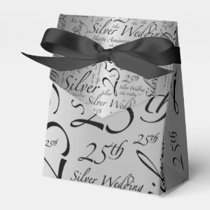 Silberne Hochzeit Geschenkschachtel