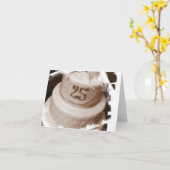 Silberne Jahrestags-Mitteilungskarten Karte (Gelbe Blume)