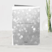 Silberne Jubiläumsgrußkarte. Karte (Rückseite)