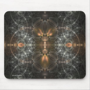 Silberne Käfige Mousepad