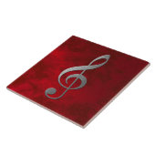 "silberne" Klappe - rot - für Ihre Zuhause Fliese (Seite)