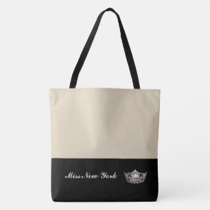 Silberne Kronen-Taschen-Tasche-Große Beige Tasche