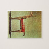 Silberne Lama-Figürchen, von Peru, nach 1438 Puzzle (Horizontal)