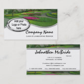 Silberne landschaftlich visitenkarte (Vorne/Hinten)