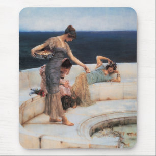 Silberne Lieblinge Mousepad