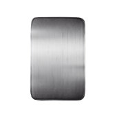 Silberne Metallbeschaffenheit Badematte (Vorderseite Vertikal)