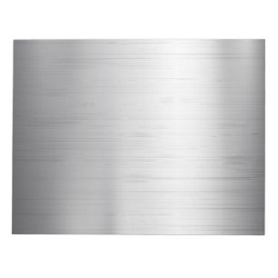 Silberne Metallbeschaffenheit Notizblock