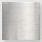 Silberne Metallbeschaffenheit Steinuntersetzer (Vorderseite)