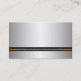 Silberne Metallblick-Visitenkarten Visitenkarte