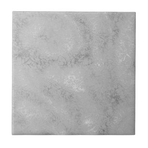 Silberne metallische Textur rustikaler Schimmer st Fliese