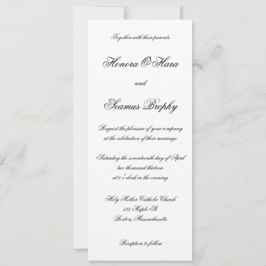 Silberne Mit Monogramm Celtic Wedding Einladung (Rückseite)