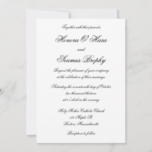 Silberne Mit Monogramm Celtic Wedding Einladung (Rückseite)