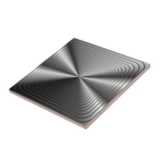 Silberne optische Täuschung Fliese (Seite)