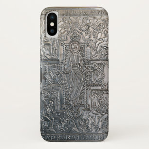 silberne orthodoxe religiöse Buchmetalldekoration Case-Mate iPhone Hülle