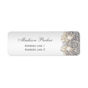 Silberne Paillette-helle Champagne-Bogen-Hochzeit