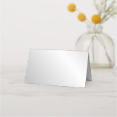 Silberne Platzkarte (Rückseite)