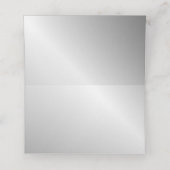 Silberne Platzkarte (Innenseite Aufgefaltet)