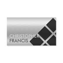 Silberne reflektierende Steigungskarte mit