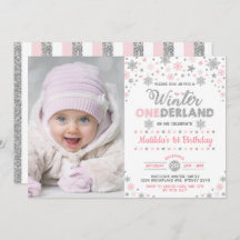 Silberne rosa Winter ONEderland
