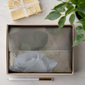 Silberne Rose Seidenpapier (Geschenk)