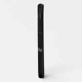 Silberne Schmetterlinge Case-Mate iPhone Hülle (Hinten/Links)