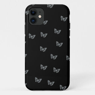 Silberne Schmetterlinge Case-Mate iPhone Hülle