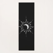 Silberne Sonne Yogamatte (Rückseite)