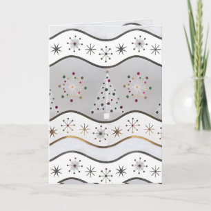 Silberne Sonnenwende Feiertagskarte