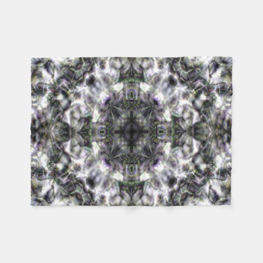 Silberne Spitze Fleecedecke (Vorderseite (Horizontal))