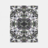 Silberne Spitze Fleecedecke (Vorderseite)