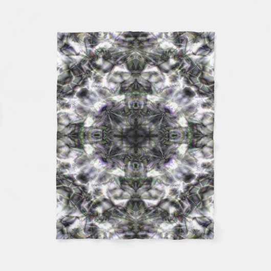 Silberne Spitze Fleecedecke (Vorderseite)