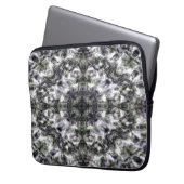 Silberne Spitze Laptopschutzhülle (Vorderseite Links)