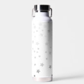 Silberne Sterne Trinkflasche (Vorne)