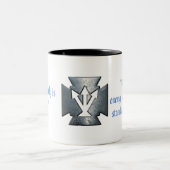 Silberne Twilight Häuschen-Tasse Zweifarbige Tasse (Mittel)