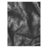 Silberne und schwarze lederne Beschaffenheit Tischdecke (Vorderseite)