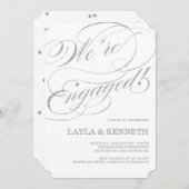 Silberne Verlobung | Einladung der Interessengrupp (Vorne/Hinten)