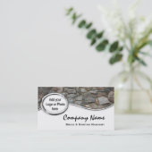 Silberne Visitenkarte (Stehend Vorderseite)