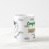 Silberne Vorlagenwissenschafts-Abschluss-Feier Kaffeetasse (Mittel)