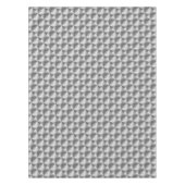 Silberne weiße graue Tischdecke abstrakt (Vorderseite)