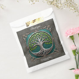 Silberne Wurzeln der Ewigkeit – Baum des Lebens. Geschenktütchen