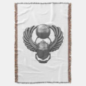 Silberner ägyptischer Scarabäus Decke (Vorderseite Vertikal)