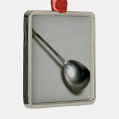 Silberner Apostellöffel mit GoldSiegelspitze, 1668 Ornament Aus Metall (Rechts)