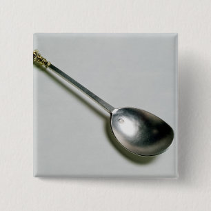 Silberner Apostellöffel mit GoldSiegelspitze, 166 Button