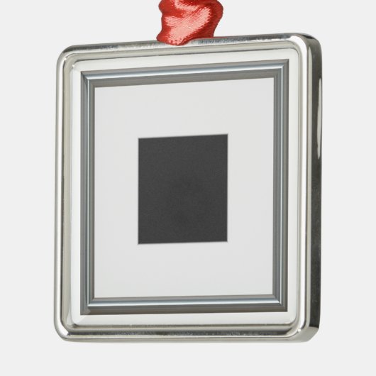 silberner Bilderrahmenplan Ornament Aus Metall (Links)