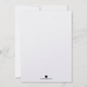 Silberner blauer Rahmen verzauberte Strudel-Gala Einladung (Rückseite)