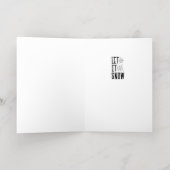 Silberner blauer Schneemann Faux-Papierkunst Frohe (Innen Abgelegt)
