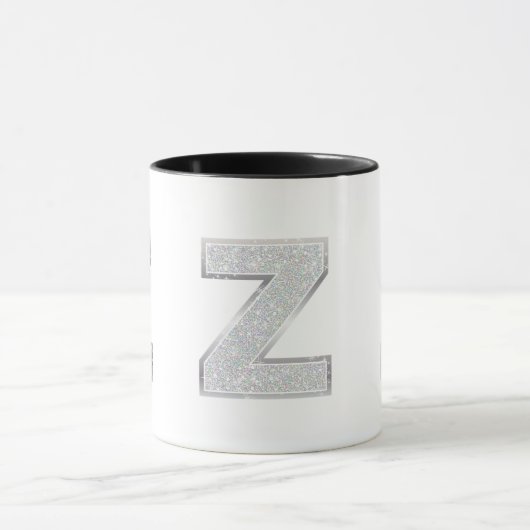 Silberner Buchstabe Z Tasse (Zentrum)