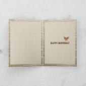 Silberner Buddha Geburtstag der Karten-| Karte (Innenseite)