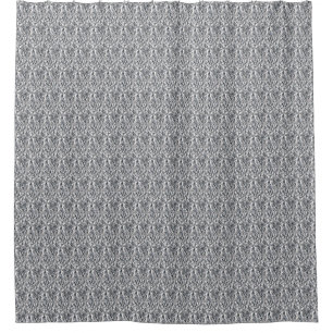 Silberner Chainmail Duschvorhang